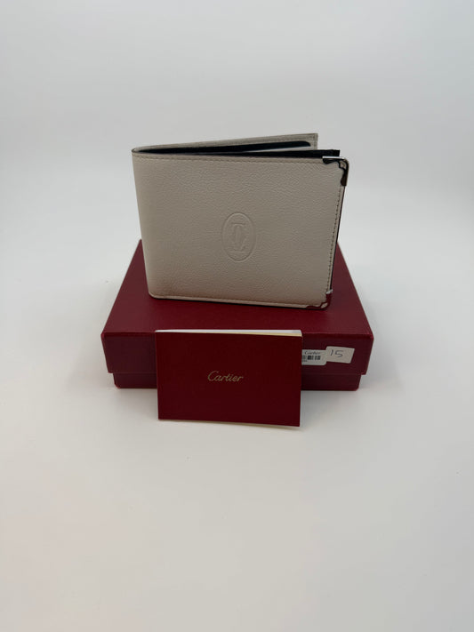 Cartier Must White Wallet Discontinued